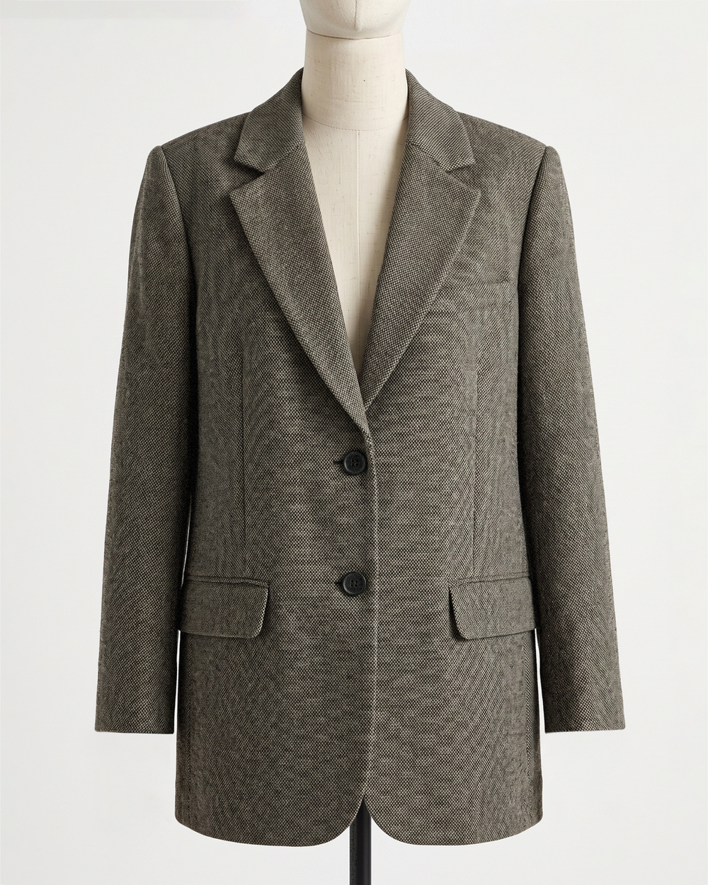 Italian Wool Oversized Blazer